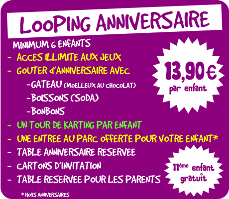looping anniversaire